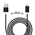 Miniatyrbild 4 av 5: Typ C-kabel - PH26 - Oscal Pilot 2 - Flätad nylon - 100 cm - ROSA