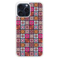 Miniatyrbild 1 av 6: Siliconförstärkt skal med tryck kompatibelt med Apple iPhone 15 Pro Max Patchwork Mandala
