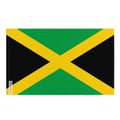 Miniatyrbild 1 av 3: Jamaicas flagga – 90 x 150 cm – Hållbar polyester – 2 metallöglor – Inomhus / Utomhus – Pixelforma