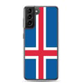 Miniatyrbild 1 av 2: Telefonfodral – Islandslägg – Kompatibel med Samsung Galaxy S21 Ultra – Mjukt fodral – Slitstarkt och stöttåligt – Pixelforma