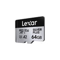 Miniatyrbillede 3 af 4: "Lexar XC 64GB SILVER PLUS micro SD hukommelseskort"