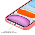 Miniatyrbild 3 av 3: 1001Coques - Silikon Soft Touch-skal kompatibelt med Xiaomi Redmi Note 9 - Inuti mikrofiber sammet