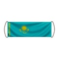 Miniatyrbild 1 av 3: Flagga - Kazakstan - 24 x 70 cm - Polyester - Vattentålig - Framsidan/Baksidan