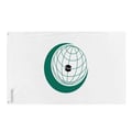 Miniatyrbild 1 av 3: Flagga för Organisationen för islamiskt samarbete – 96 x 144 cm – Polyester – Metallöglor – Hållbar