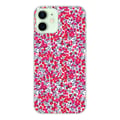 Miniatyrbild 1 av 6: 1001Coques - Silikonfodral kompatibelt med Apple iPhone 12 Mini - Liberty Wiltshire röd mönster - Originaldesign tryckt i Frankrike