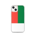 Miniatyrbild 1 av 2: Telefonöverdrag – Flagga för Madagaskar – Kompatibel med iPhone 13 – Mjuk fodral – Motståndskraftig och stöttålig - Silikon - Pixelforma