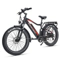 Miniatyrbild 1 av 3: JOBOBIKE Robin-E33 Elcykel för vuxna Motor 250 W Batteri 36 V 13 Ah Breda däck 26 tum Elcykel