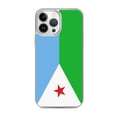 Miniatyrbild 1 av 2: Mobilskal – Djiboutis flagga – Kompatibel med iPhone 13 Pro Max – Mjukt fodral – Slitstarkt och stötresistent – Silikon – Pixelforma