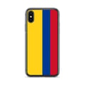 Miniatyrbild 1 av 2: Telefonfodral – Colombianska flaggan – Kompatibel med iPhone X – Mjuk skal – Stöttålig och chockabsorberande - Silikon - Pixelforma