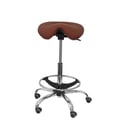 Miniatyrbild 1 av 2: Ergonomisk, vridbar klinisk pall med höjdjusterbar anatomisk sits (krom fotstödsring INGÅR), sits