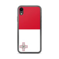 Miniatyrbild 1 av 2: Mobilskal – Malta Flagga – Kompatibel med iPhone XR – Mjukt Skal – Slitstarkt och Stötsäkert - Silikon - Pixelforma