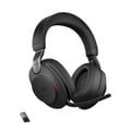 Miniatyrbild 1 av 6: Trådlösa hörlurar - JABRA - Evolve2 85 - Stereo - USB-A - Aktiv brusreducering