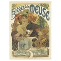 Miniatyrbild 1 av 4: Legendarte - Vintage Konstnärlig Poster Beers Of The Meuse - Målning, Tryck på Duk cm. 50x70