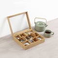 Miniatyrbild 4 av 6: Teask med 12 fack i bambu - 5 five simply smart