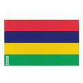Miniatyrbild 1 av 3: Mauritius flagga – 120 x 180 cm – Hållbar polyester – 2 metalöljetter – Inomhus / Utomhus – Pixelforma