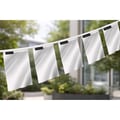 Miniatyrbild 2 av 3: Girlang – Finlands flagga – 14 x 21 cm – Polyester – Att hänga – 50 stycken