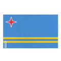 Miniatyrbild 1 av 3: Arubas flagga – 60 x 90 cm – Hållbar polyester – 2 metallögon – Inomhus / Utomhus – Pixelforma