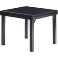 Miniatyrbild 1 av 6: Modulo T 4 / 8 Full Black Glass Trädgårdsbord Wilsa Garden