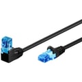 Miniatyrbild 1 av 4: Cabel nätverk RJ45 U/UTP Cat. 6A böjd 90° - Goobay - 3m - Maximalt bandbredd 500 MHz - Kompatibel med PoE/PoE+