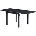Miniatyrbild 3 av 6: Modulo T 4 / 8 Full Black Glass Trädgårdsbord Wilsa Garden