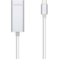 Miniatyrbild 1 av 2: AISENS A109-0505 USB-C till Gigabit Ethernet-omvandlare - Silver - 15 cm
