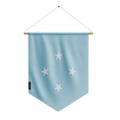 Miniatyrbild 1 av 3: Fanion – Flagga för Förenade delstaterna i Mikronesiens förbund – 30 x 45 cm – Polyester – Att hänga – Pixelforma