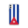 Miniatyrbild 1 av 2: Mobilskal – Kubanska flaggan – Kompatibel med iPhone 11 – Mjuk fodral – Slitstark och stötsäker – Silikon – Pixelforma
