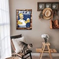 Miniatyrbild 4 av 4: Legendarte - Vintage reklamaffisch The Simpsons Beer - Målning, tryck på duk cm. 50x70
