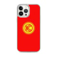 Miniatyrbild 1 av 2: Mobilskal – Kirgizistans flagga – Kompatibel med iPhone 13 Pro Max – Mjukt skal – Slitstarkt och stöttåligt – Pixelforma