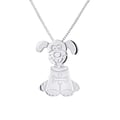 Miniatyrbild 1 av 2: Pendentiv Barn - LÉA & ARTHUR - Motiv 'HUND' - Silver 925 - Rhodiumpläterad - Unisex