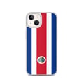 Miniatyrbild 1 av 2: Mobilskal – Costa Ricas flagga – Kompatibel med iPhone 13 – Mjukt fodral – Slitstarkt och stöttåligt – Silikon – Pixelforma