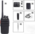 Miniatyrbild 2 av 2: Retevis RT24V Freenet, professionell PMR446 walkie talkie med 6-vägs laddare, 6 kanaler för skola, byggarbetsplatstransport (6 stycken)
