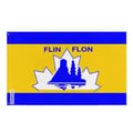 Miniatyrbild 1 av 3: Flin Flon Flagga – 60 x 90 cm – Hållbar Polyester – 2 Metallöglor – Inomhus / Utomhus – Pixelforma