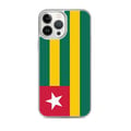 Miniatyrbild 1 av 2: Mobilskal – Togo Flagga – Kompatibel med iPhone 13 Pro Max – Mjuk Fodral – Slitstark och Stöttålig - Silikon - Pixelforma