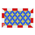 Miniatyrbild 1 av 3: Flagga Indre-et-Loire – 90 x 150 cm – Hållbar polyester – 2 metalöljetter – Inomhus / Utomhus – Pixelforma