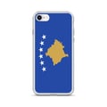 Miniatyrbild 1 av 2: Mobilskal – Flagga från Kosovo – Kompatibel med iPhone 8 Plus – Mjuk Fodral – Slitstark och Stötsäker - Silikon - Pixelforma
