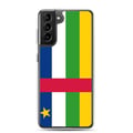 Miniatyrbild 1 av 2: Telefontillbehör - Samsung - Galaxy S21 Ultra - Flagga Centralafrikanska Republiken - Mjuk - Flerfärgad