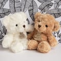 Miniatyrbild 4 av 4: Cuddly Bear Plyschleksak - BEAR STORY - Elfenben 21 cm - Baby - Blandat - Plysch