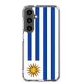 Miniatyrbild 1 av 2: Mobilskal – Uruguay flagga – Kompatibel med Samsung Galaxy S24 Ultra – Mjuk fodral – Stöttålig och chockresistent – Pixelforma