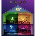 Miniatyrbild 3 av 6: Govee Smart mini RGBIC-panel - 10 st