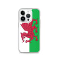 Miniatyrbild 1 av 2: Mobilskal – Flagga av Wales – Kompatibel med iPhone 14 Pro – Mjuk Fodral – Slitstark och Stötavvisande - Silikon - Pixelforma
