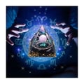 Miniatyrbild 2 av 2: Orgonit Pyramid Leo och Ametist Zodiac Constellation Leo