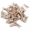 Miniatyrbild 1 av 2: Mini klädnypor - Rayher - 48 stycken - Naturligt trä - 2.5 cm - Idealisk för dekoration och organisation
