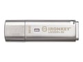 Miniatyrbild 3 av 6: Pendrive - KINGSTON - IKLP50 - 32 Go - USB 3.2 Gen 1 - Dataskydd - Svart Silver