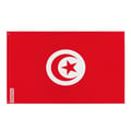 Miniatyrbild 1 av 3: Tunisien flagga – 96 x 144 cm – Hållbar polyester – 2 metallöglor – Inomhus / Utomhus – Pixelforma