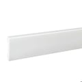 Miniatyrbild 1 av 6: PROVISTON Sockel 16 x 60 x 2000 mm Modern sockel med fyrkantig profil Högkvalitativ vit plast Sockel Vattentålig, rob...