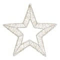 Miniatyrbillede 3 af 6: LED 3D lysende stjerne Ø55cm hvid metal 2000 MicroLED FlashLED Diamond IP44 Lotti