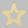 Miniatyrbillede 2 af 6: LED 3D lysende stjerne Ø55cm hvid metal 2000 MicroLED FlashLED Diamond IP44 Lotti