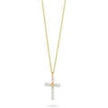 Miniatyrbild 2 av 2: Halsband - RADIANT - Modern och elegant design - Rostfritt stål, Läder, Keramik