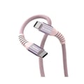 Miniatyrbild 3 av 6: USB-C-kabel - VERBATIM - Synkronisering & Laddning - 100W - 120 cm - Rosa